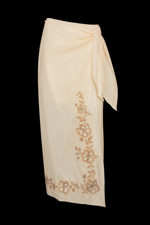 Falda Pareo Inamorata Cream